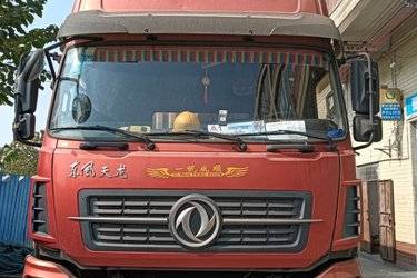 二手东风商用车 天龙重卡 210马力 6X2 9.6米厢式载货车(DFL5253XYKAX1B)(国四) 前四后四 安徽康明斯二手载货车 黄牌