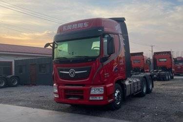 二手东风商用车 天龙旗舰GX 560马力 6X4 AMT自动挡牵引车(国六)(液缓)(速比3.636)(国六) 双驱 东风康明斯二手牵引车 黄牌图片