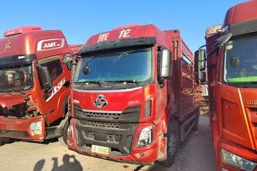 二手东风柳汽 乘龙H5 290马力 4X2 6.8米仓栅式载货车(国六) 单桥 玉柴二手载货车 黄牌