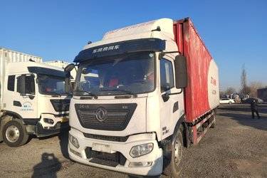 二手东风商用车 天锦KR 精英版 225马力 4X2 9.8米厢式载货车(高顶)(国六) 单桥 雷诺二手载货车 黄牌图片