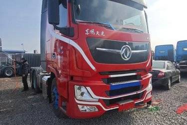 二手东风商用车 天龙旗舰KX 600马力 6X4牵引车(国六) 双驱 康明斯二手牵引车 黄牌图片