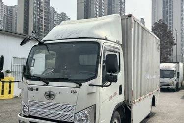 二手解放 J6F 4.5T 4.21米单排纯电动厢式轻卡  二手电动卡车电动载货车图片