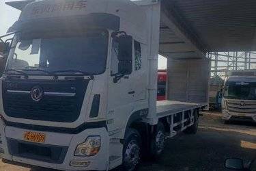 二手东风商用车 天龙重卡 245马力 6X2 9.6米厢式载货车(国五) 前四后四 安徽康明斯二手载货车 黄牌