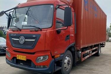 二手东风商用车 天锦KR中卡 舒适版 180马力 4X2 8米厢式载货车(国五) 单桥 东风股份二手载货车 黄牌