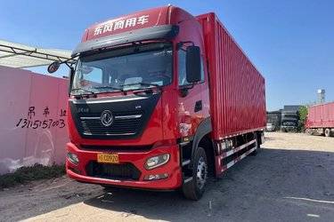 二手东风商用车 天锦KR 240马力 4X2 9.8米厢式载货车(国六) 单桥 东风二手载货车 黄牌