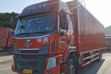 二手东风柳汽 乘龙H5 230马力 4X2 9.7米厢式载货车(国六) 单桥 康明斯二手载货车 黄牌