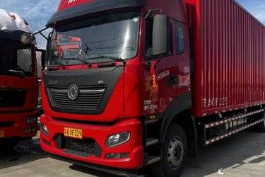 二手东风商用车 天锦KR PLUS 290马力 4X2 9.8米厢式载货车(国六) 单桥 康明斯二手载货车 黄牌图片