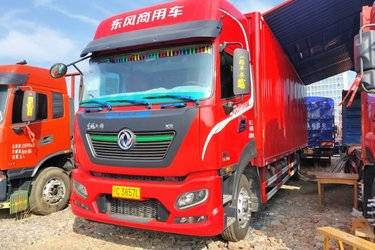 东风商用车 天锦KR PLUS 舒适版 290马力 4X2 9.8米厢式载货车(国六)(高顶三卧)(国六) 单桥 东风康明斯二手载货车 黄牌