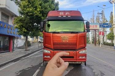 二手一汽解放 J6P重卡 舒适版 500马力 6X4牵引车(国五) 双驱 一汽解放二手牵引车 黄牌