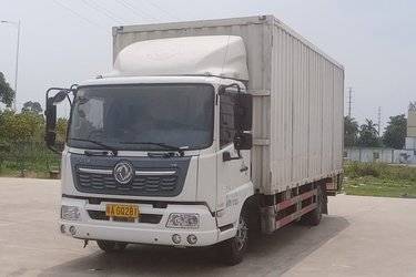 二手东风商用车 天锦VR中卡 2019款 140马力 4X2 7.1米厢式载货车(国五) 单桥 东风二手载货车 黄牌