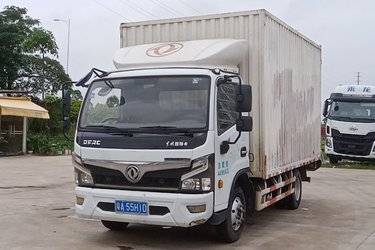 二手东风福瑞卡F6 130马力 4.17米单排厢式轻卡(锡柴)(国六) 单桥 锡柴二手载货车 蓝牌图片