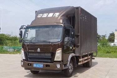 二手中国重汽HOWO 统帅 150马力 4X2 4.15米单排厢式轻卡(国五) 单桥 康明斯二手载货车 蓝牌图片