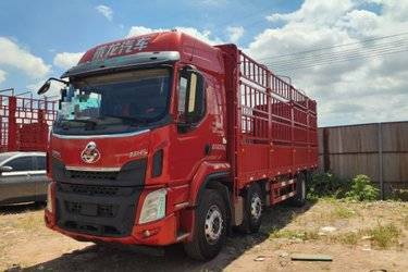 二手东风柳汽 乘龙H5中卡 290马力 6X2 7.8米仓栅式载货车(国五) 前四后四 玉柴二手载货车 黄牌