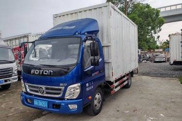 福田 奥铃CTX 131马力 4.14米单排厢式轻卡(国五) 单桥 康明斯二手载货车 蓝牌