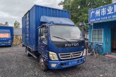 福田 奥铃CTX 131马力 4.14米单排厢式轻卡(国五) 单桥 安徽康明斯二手载货车 蓝牌