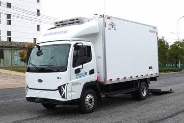 二手奇瑞商用车 零米 运营版 4X2 4.08米单排纯电动冷藏车 宁德时代140kWh  二手电动卡车电动冷藏车图片