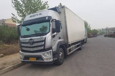 二手福田 欧航AR系 270马力 4X2 5.45米厢式载货车(国六) 单桥 玉柴二手载货车 黄牌图片