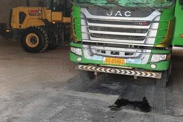 二手江淮 格尔发K3W重卡 复合版 350马力 8X4 7.6米自卸车(国五) 前四后八 江淮动力二手自卸车 黄牌