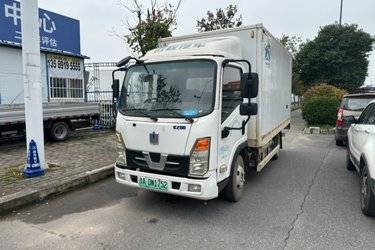 二手吉利远程 E200 标配版 4.5T 4.14米单排纯电动厢式轻卡  二手电动卡车电动载货车图片