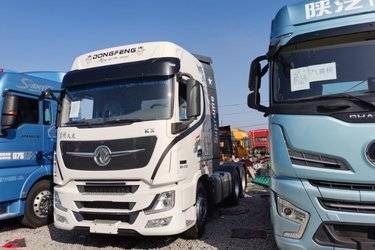 二手东风商用车 天龙旗舰KX 王者版 600马力 6X4牵引车(国六) 双驱 东风康明斯二手牵引车 黄牌图片