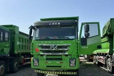 二手上汽红岩 杰狮C6 重载版 460马力 8X4 8.2米自卸车(国六) 前四后八 上菲红二手自卸车 黄牌图片