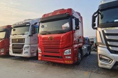 二手青岛解放 JH6重卡 500马力 6X4牵引车(国五) 双驱 潍柴二手牵引车 黄牌图片