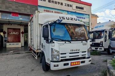 二手庆铃 五十铃KV100 115马力 4.17米单排厢式轻卡(国五) 单桥 庆铃五十铃二手载货车 蓝牌图片