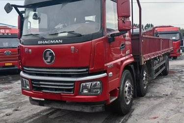 二手陕汽商用车 轩德翼6 轻量化版 240马力 6X2 8.6米栏板载货车(国五) 前四后四 玉柴二手载货车 黄牌