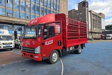 二手解放 虎VH 160马力 4.21米单排仓栅式轻卡(国五) 单桥 潍柴二手载货车 蓝牌图片