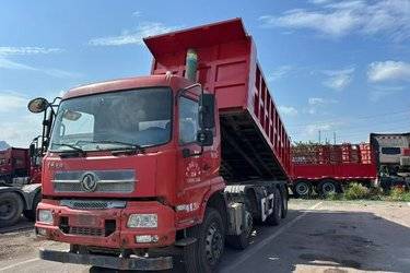 二手东风商用车 天锦重卡 310马力 8X4 6.2米自卸车(国五) 前四后八 东风二手自卸车 黄牌图片