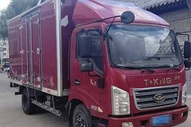 二手唐骏欧铃 K3系列 116马力 4.15米单排厢式轻卡(国五) 单桥 江西五十铃二手载货车 蓝牌图片