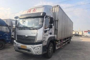 二手福田 欧航R系 220马力 9.78米厢式载货车(国六) 单桥 康明斯二手载货车 黄牌图片