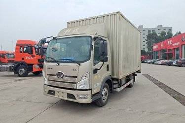 二手解放 领途 150马力 4.16米单排厢式轻卡(国六) 单桥 大柴二手载货车 蓝牌图片