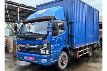 二手东风 凯普特K6 141马力 4.17米单排厢式售货车(国五) 单桥 东风二手载货车 蓝牌图片