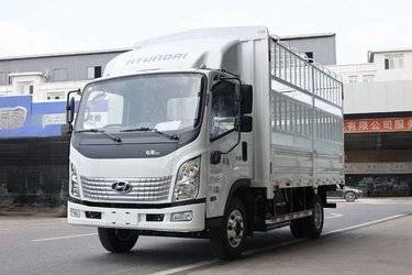 二手现代商用车 泓图EV 4.5T 4.14米单排纯电动仓栅运输车  二手电动卡车电动载货车图片