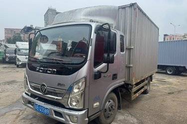 二手福田 奥铃速运Pro 131马力 3.8米排半厢式轻卡(采埃孚5档)(国六) 单桥 福田康明斯二手载货车 蓝牌图片