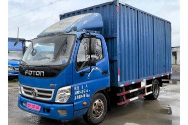 二手福田 奥铃CTS 131马力 4.14米单排厢式轻卡底盘(采埃孚5挡)(国五) 单桥 福田康明斯二手载货车 蓝牌图片