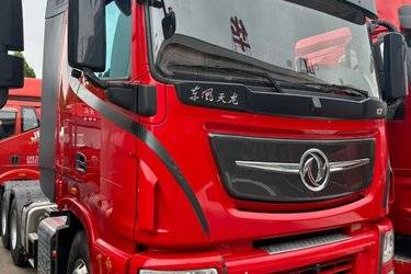 二手东风商用车 天龙旗舰KX 560马力 6X4牵引车(国六) 双驱 大柴二手牵引车 黄牌图片
