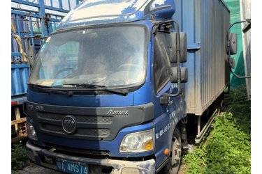 二手福田 欧马可S1系 智盈版 131马力 4.14米单排厢式轻卡(京五) 单桥 福田康明斯二手载货车 蓝牌图片