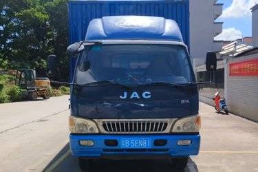 二手江淮 康铃H5 152马力 4.15米单排厢式轻卡(国五) 单桥 潍柴二手载货车 蓝牌图片