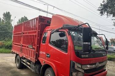 二手东风 凯普特K6-L 141马力 3.8米排半仓栅式轻卡(国五) 单桥 东风二手载货车 蓝牌图片