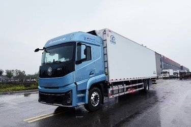 二手冷藏车 欧曼重卡(原福田欧曼) 欧曼银河 350 9.6 4X2图片