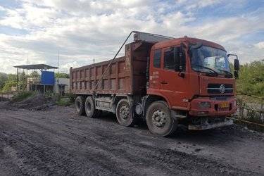 二手东风商用车 天锦重卡 280马力 8X4 6.5米自卸车(国五) 前四后八 玉柴二手自卸车 黄牌图片