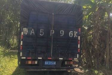 二手福田 奥铃捷运 156马力 4.17米单排仓栅式运输车(国五) 单桥 云内动力二手载货车 蓝牌图片