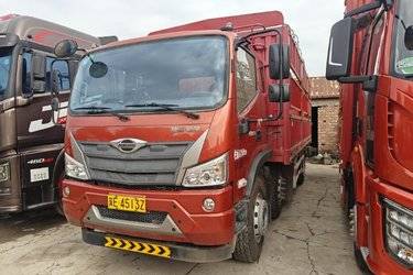 二手福田 时代领航ES5 高配版 220马力 6X2 6.8米排半仓栅式载货车(国六) 前四后四 潍柴二手载货车 黄牌