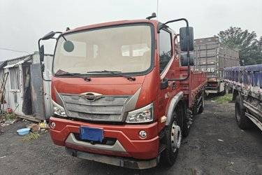 二手福田 时代领航ES5 220马力 6X2 6.8米排半栏板载货车(国六) 前四后四 潍柴二手载货车 黄牌图片