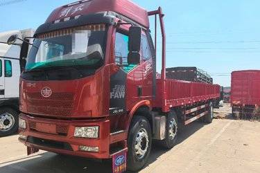 二手一汽解放 J6L中卡 240马力 6X2 9.5米栏板载货车(国五) 前四后四 锡柴二手载货车 黄牌