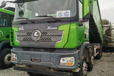 二手陕汽重卡 德龙X3000 超强版 460马力 8X4 8米自卸车(国六) 前四后八 潍柴二手自卸车 黄牌图片