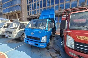 二手一汽红塔 解放经典1系 87马力 4X2 3.265米自卸车(临工)(国五) 单桥 锡柴二手自卸车 蓝牌