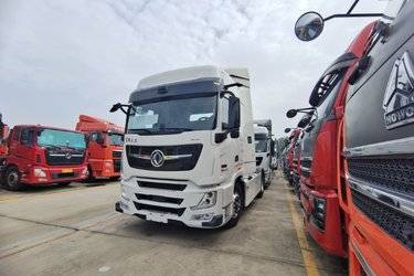 二手东风商用车 天龙旗舰KX 520马力 4X2牵引车(国六) 单桥 东风康明斯二手牵引车 黄牌图片